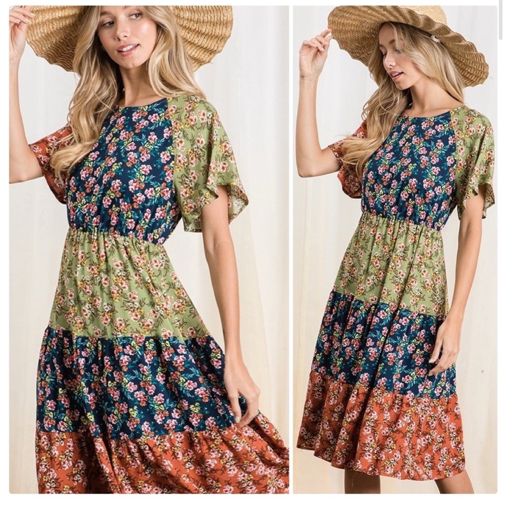 Frolic in the Meadow Midi Dress